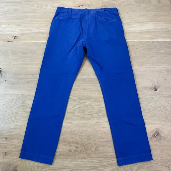 J crew mens blue chinos size 34x30 - Picture 3 of 3